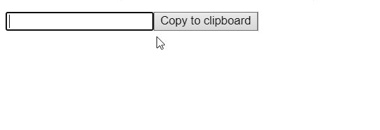 Copy To Clipboard In JavaScript and React
