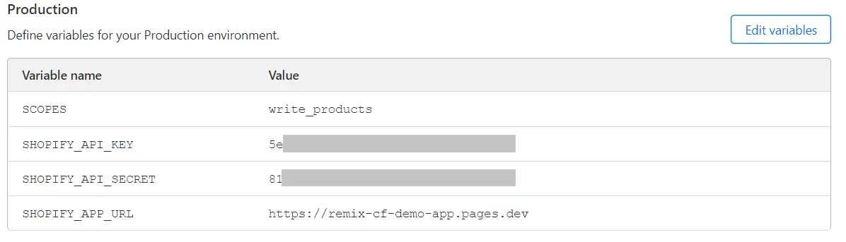 Deploy a Remix+Drizzle Shopify App on Cloudflare Pages, D1 & KV