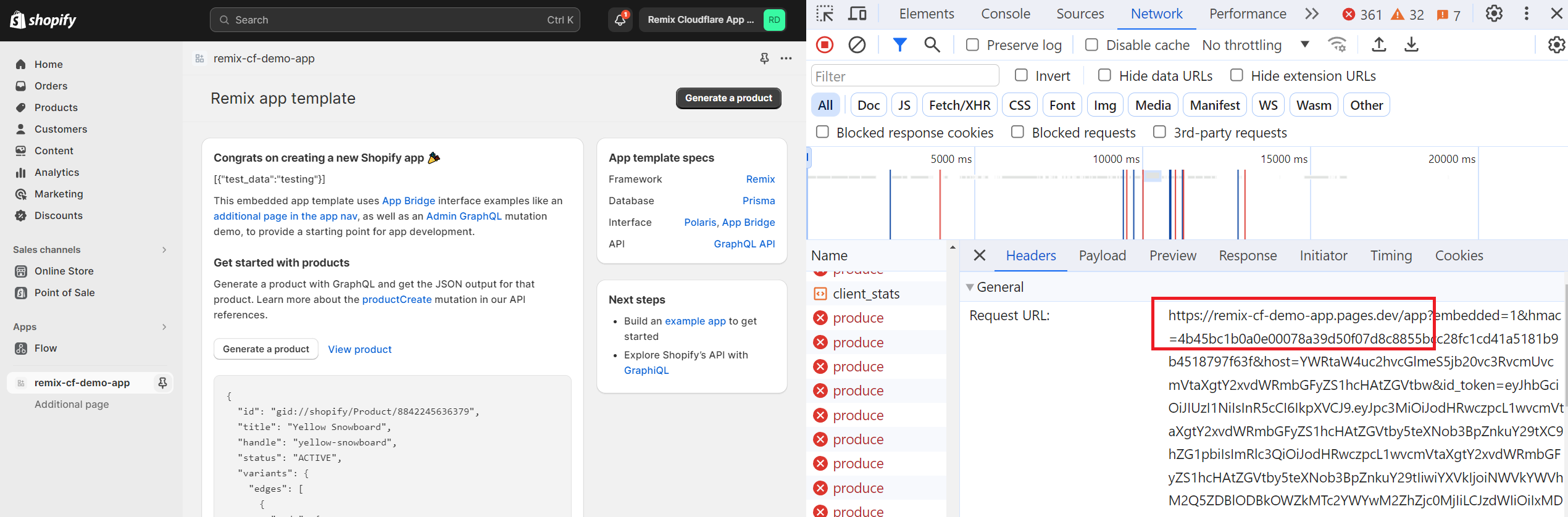 Deploy a Remix+Drizzle Shopify App on Cloudflare Pages, D1 & KV